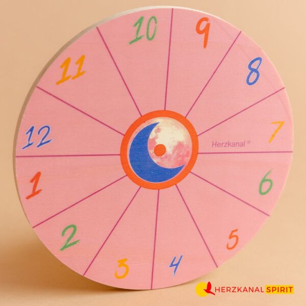 Astrologische Häuser-Platte aus Holz – Bild 3