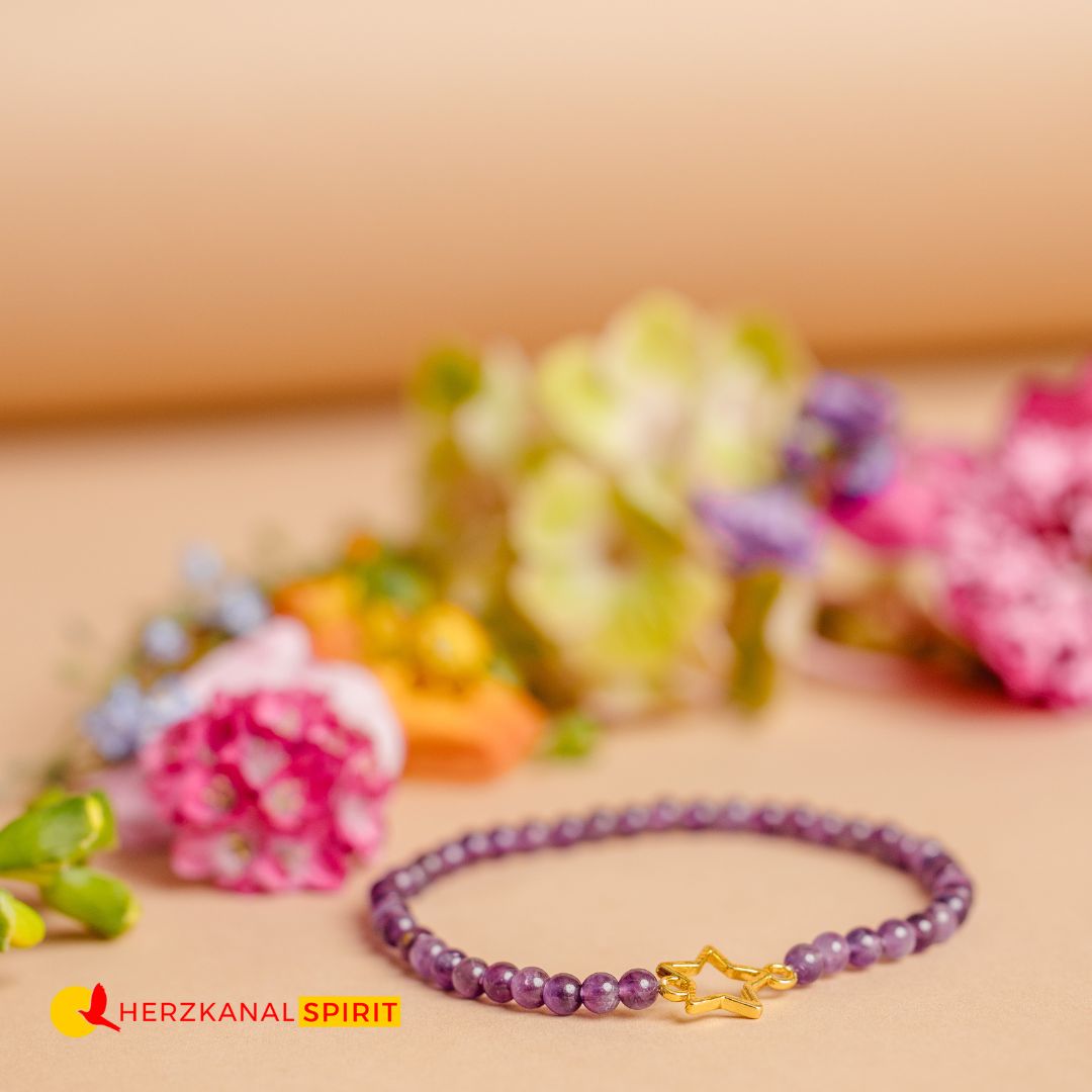 Amethyst Armband mit Stern – Schutz, Klarheit & spirituelle Eleganz – Bild 3