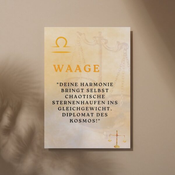Postkartenset "Die 12 Tierkreiszeichen mit Witz und Charme" – Bild 8