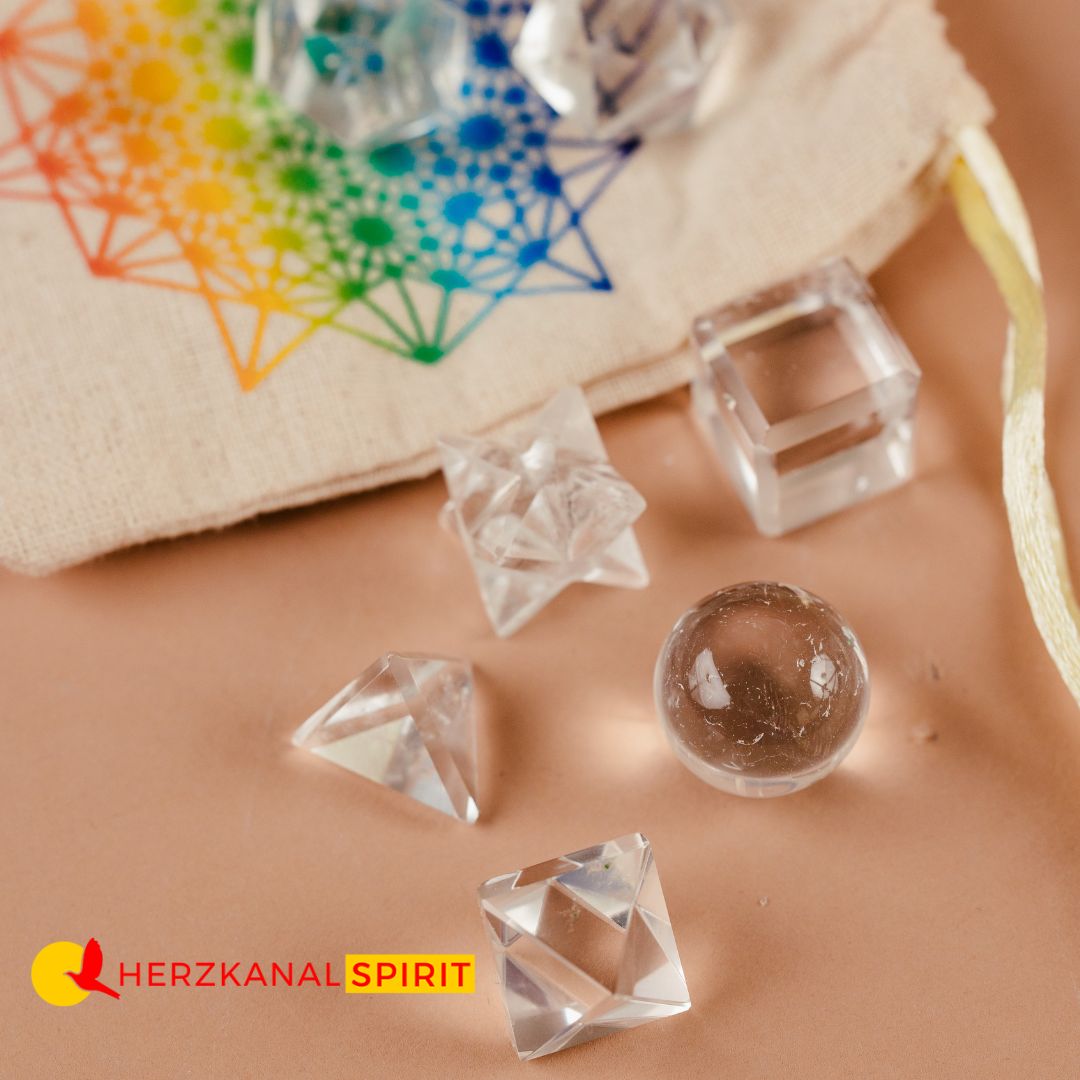 Dein Heiliges Geometrie-Set Bergkristall Steine