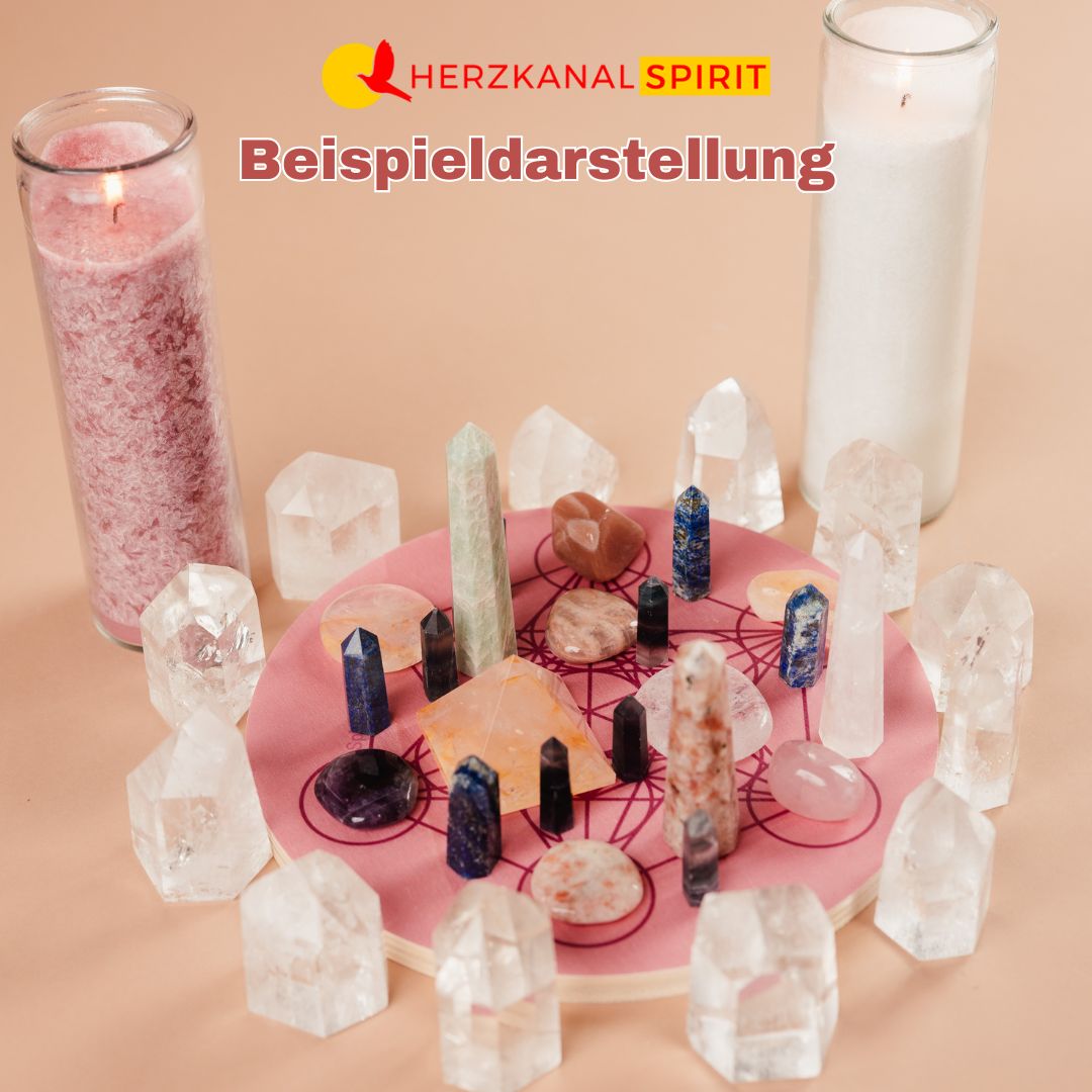 Metatron Holzplatte für Kristallgitter-Aufstellungen – Bild 7