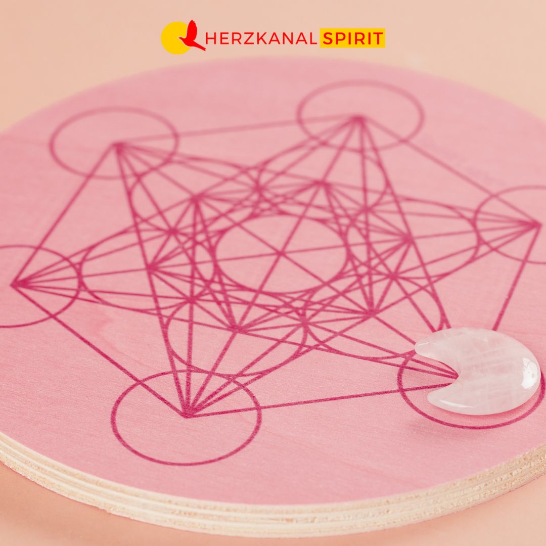 Metatron Holzplatte für Kristallgitter-Aufstellungen – Bild 9