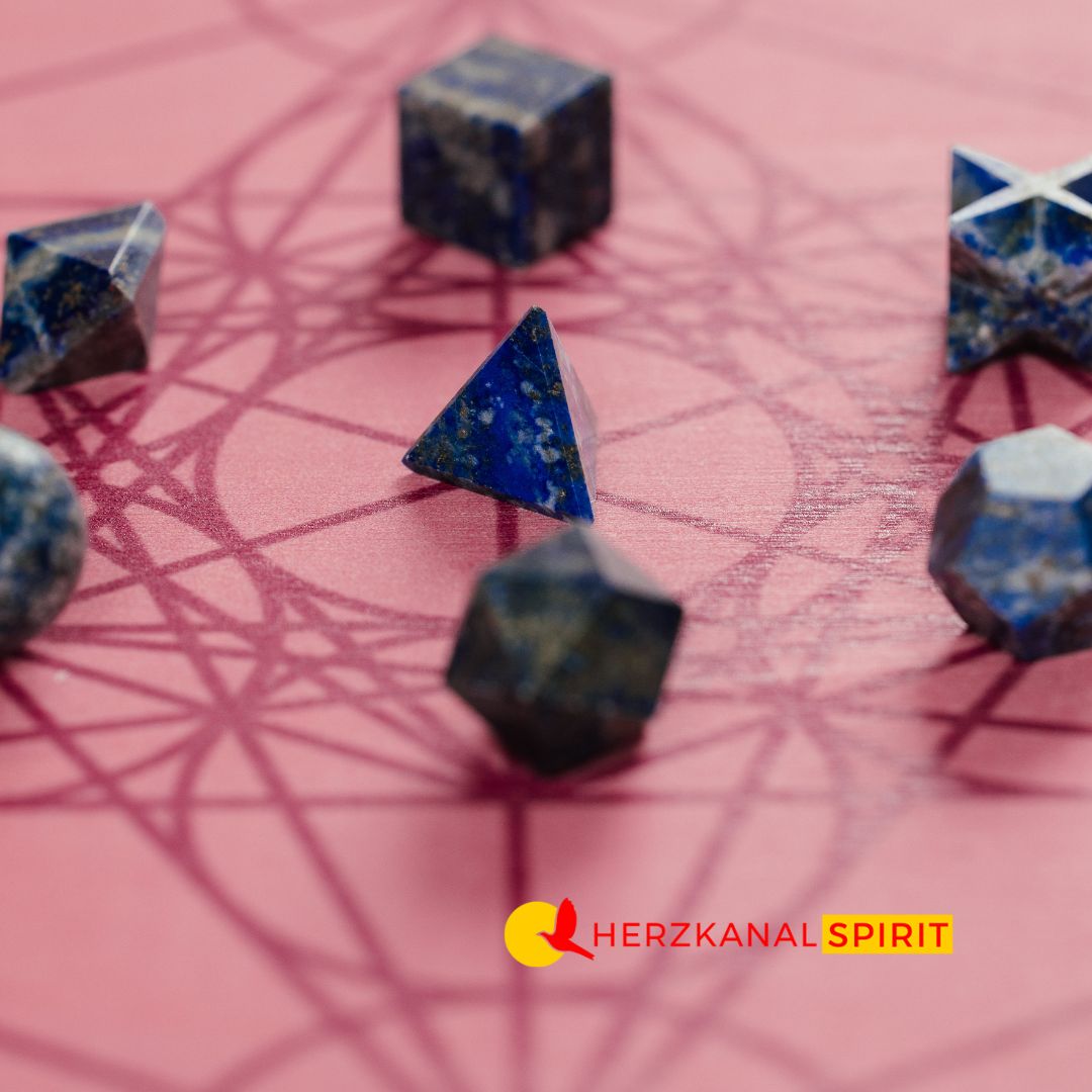 Dein Heiliges Geometrie-Set Lapislazuli Steine – Bild 4