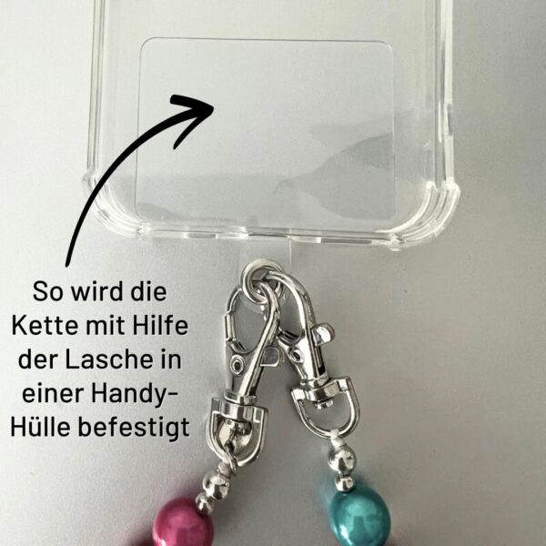 Lichtperlen-Handykette – Bild 3