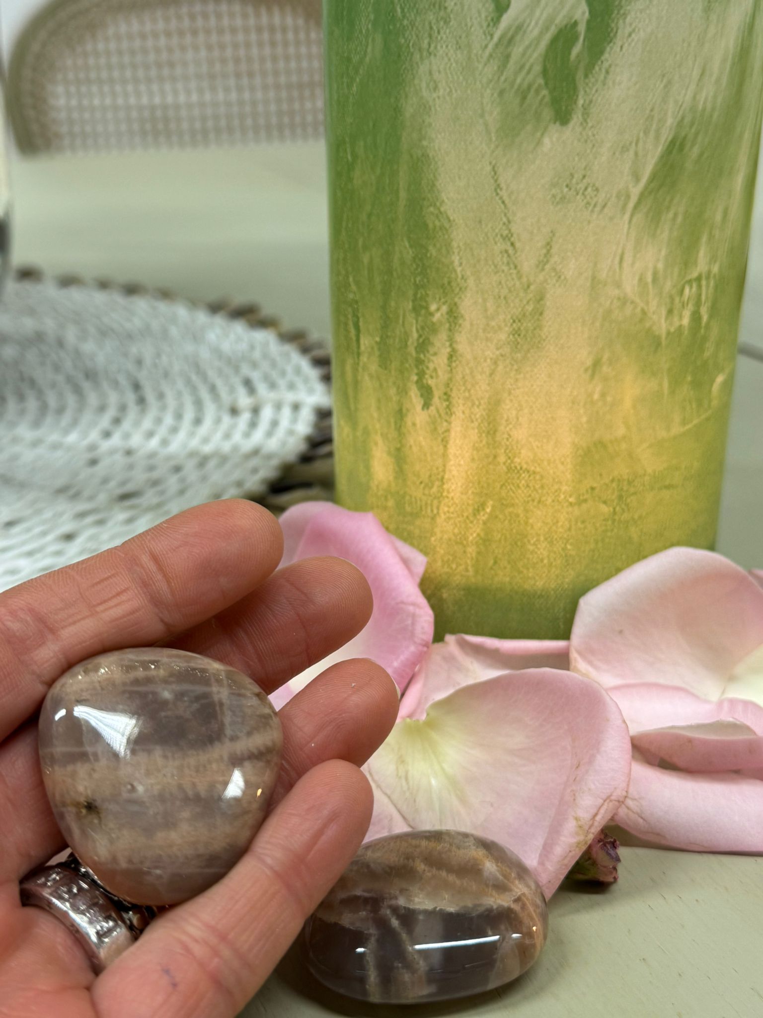 Mondstein-Scheibe (Dunkel)