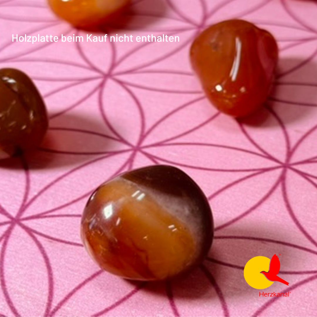 Karneol Trommelstein – Bild 2