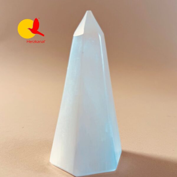 Selenit Obelisk Stein der Engel