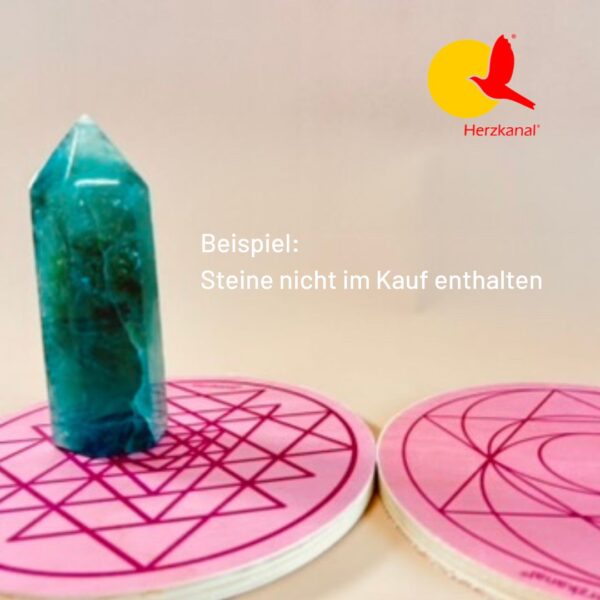 Sri Yantra Holzplatte – Bild 3