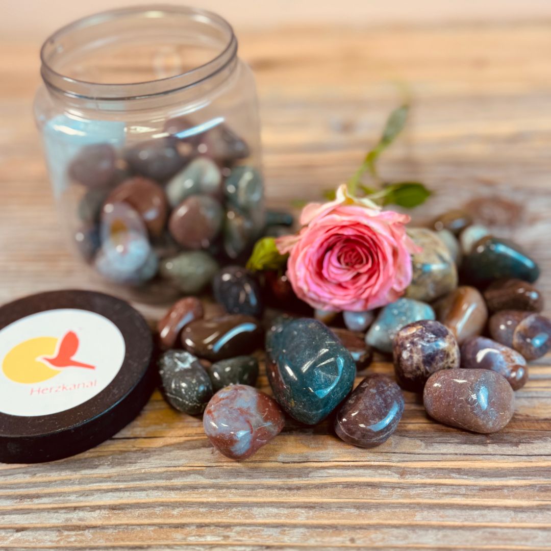 Heliotrop Blutstein Trommelstein