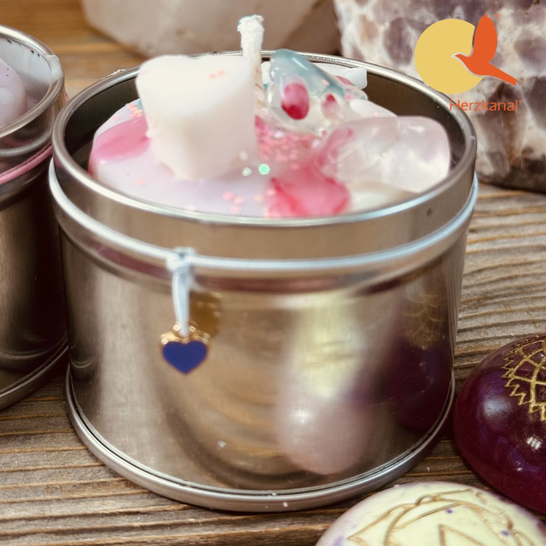 Schön dass es Dich gibt Kerze – handgemachtes Herzensgeschenk