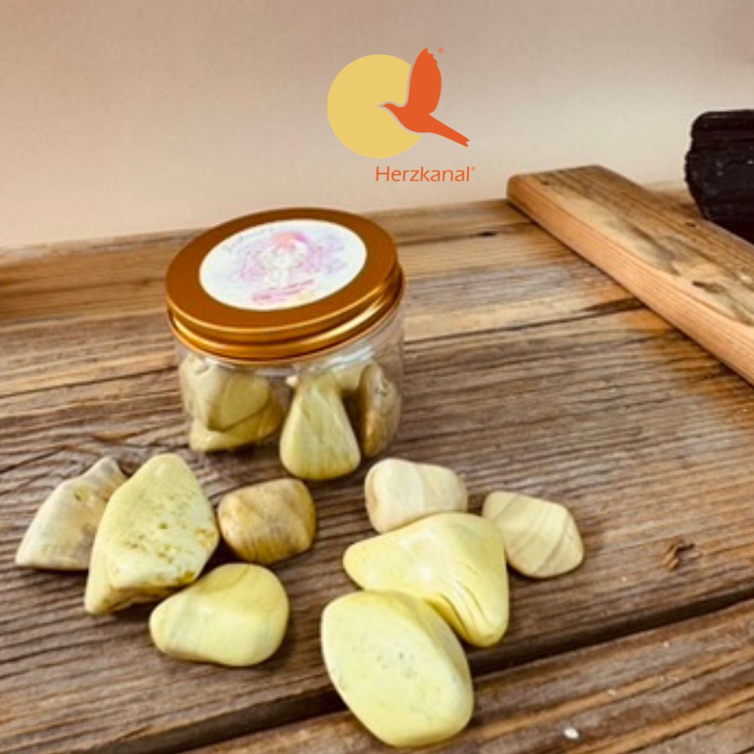 Gelber Serpentin – Energiefluss, Chakrenharmonie & innere Balance – Bild 2